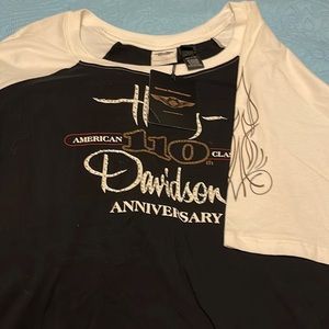 Harley Davidson 110 anniversary shirt